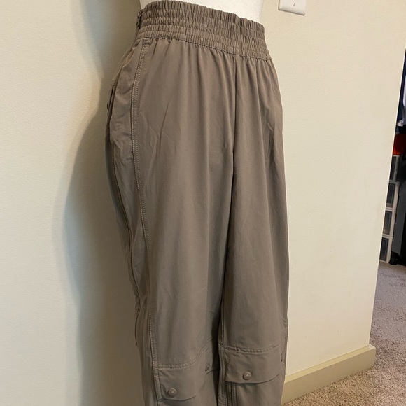 ADIDAS BY STELLA MCCARTNEY| Performance Nylon Track Pants in Simple Brown - Picture 4 of 10